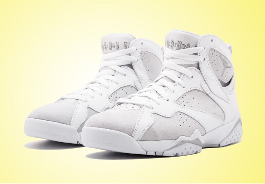 Pure Money Air Jordan 7 White Metallic Silver-Pure Platinum